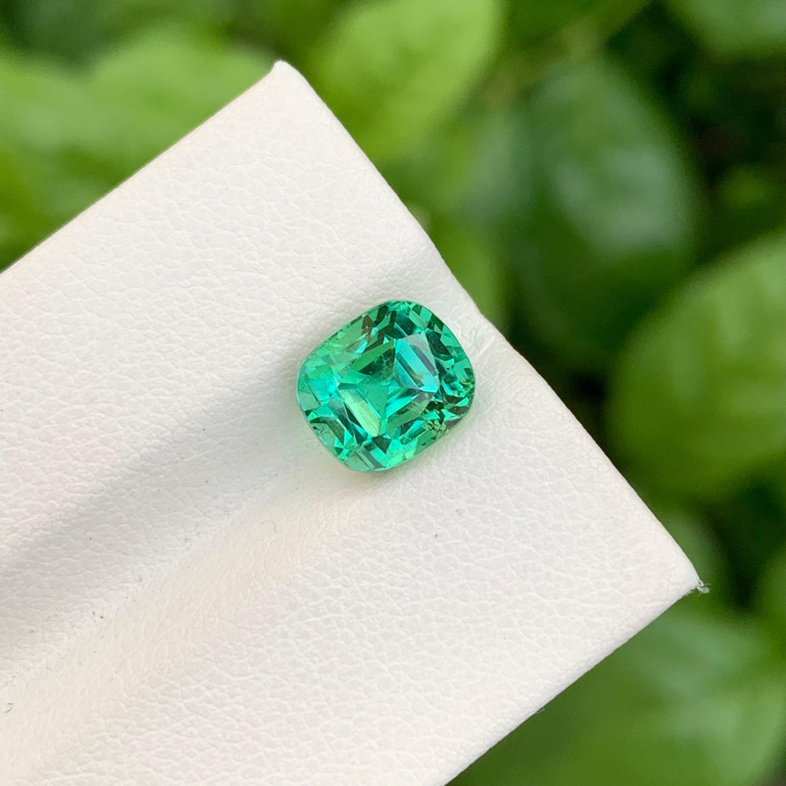 Loose Green Lagoon Tourmaline

Weight: 3.40 Carats
Dimension: 8.5 x 7.5 x 7.4 Mm 
Colour: Green Lagoon
Origin: Afghanistan
Certificate: On Demand
Treatment: Non
Shape: Cushion


Tourmaline is a captivating gemstone known for its remarkable variety