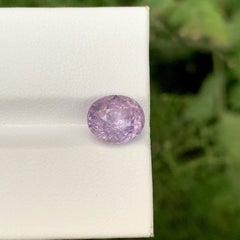 3.40 Carat Natural Loose Lavender Spinel Stone Oval Cut Tanzanian Gemstone