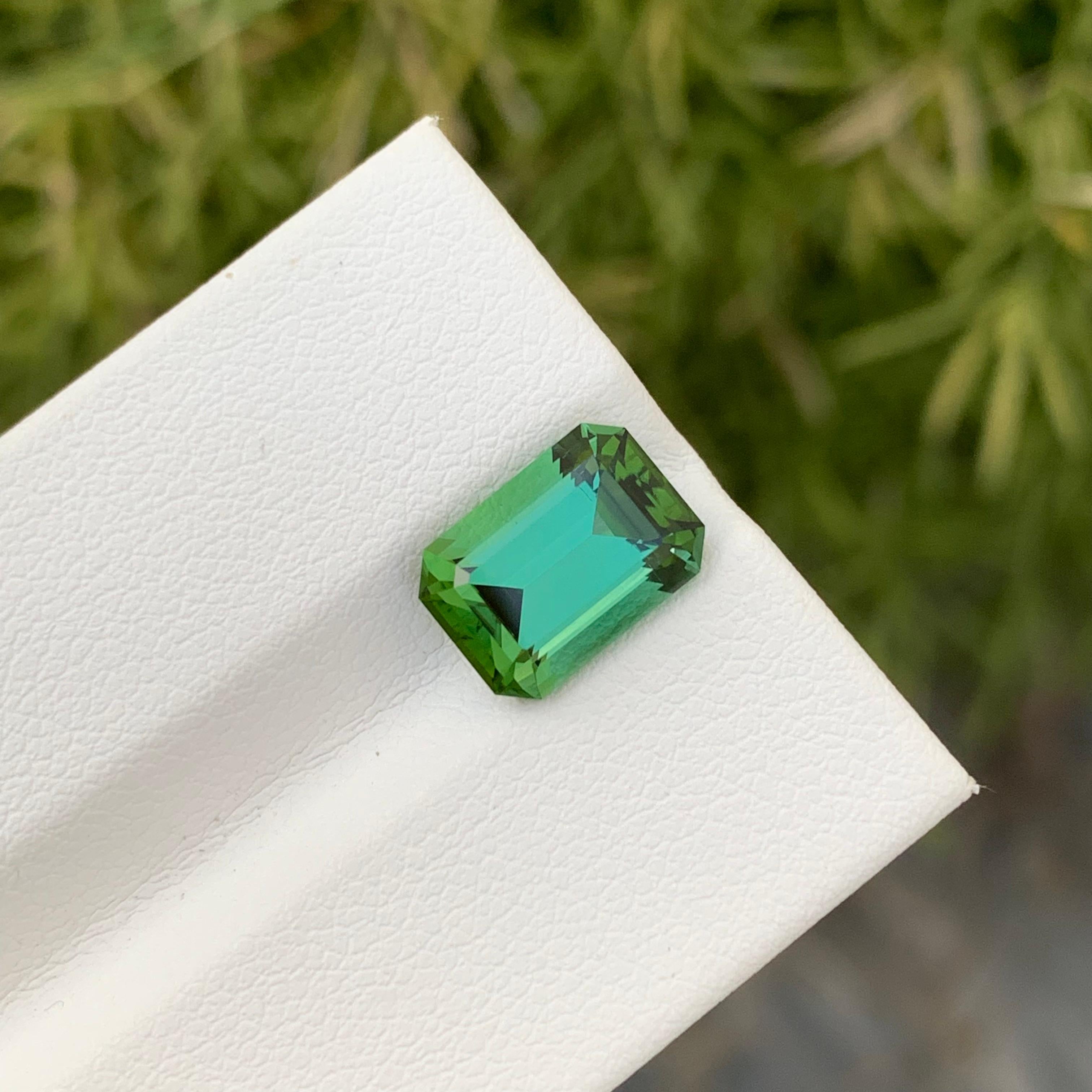 Loose Mint Green Tourmaline

Weight: 3.40 Carats
Dimension: 10.3 x 7.3 x 5.6 Mm
Colour: Mint Green
Origin: Afghanistan
Certificate: On Demand
Treatment: Non

Tourmaline is a captivating gemstone known for its remarkable variety of colors, making it