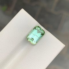 Gorgeous 3.40 Carats Natural Loose Mint Tourmaline Gem