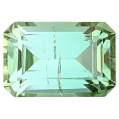 Gorgeous 3.40 Carats Natural Loose Mint Tourmaline Gem