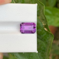 3.40 Carat Natural Loose Purple Amethyst Stone For Ring Brazilian Gemstone