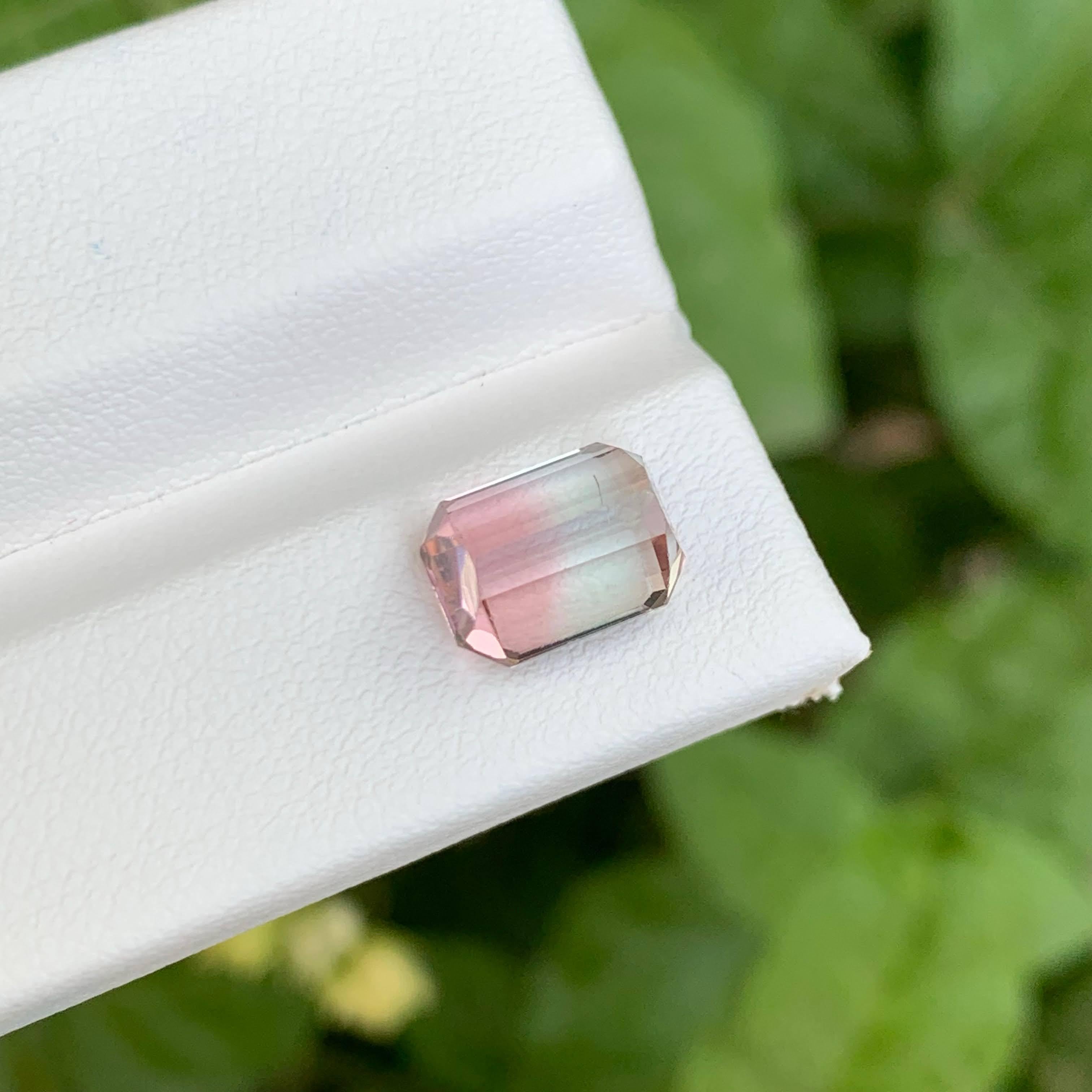 Weight 3.40 carat
Dimensions 9.5x6.9x5.9mm
Treatment None
Origin Afghan
Clarity Included
Shape Octagon
Cut Emerald
NA


The 3.40 carats Bi color Blue Tourmaline Stone showcases a mesmerizing Emerald Cut, emanating from the rich mines of Afghanistan.