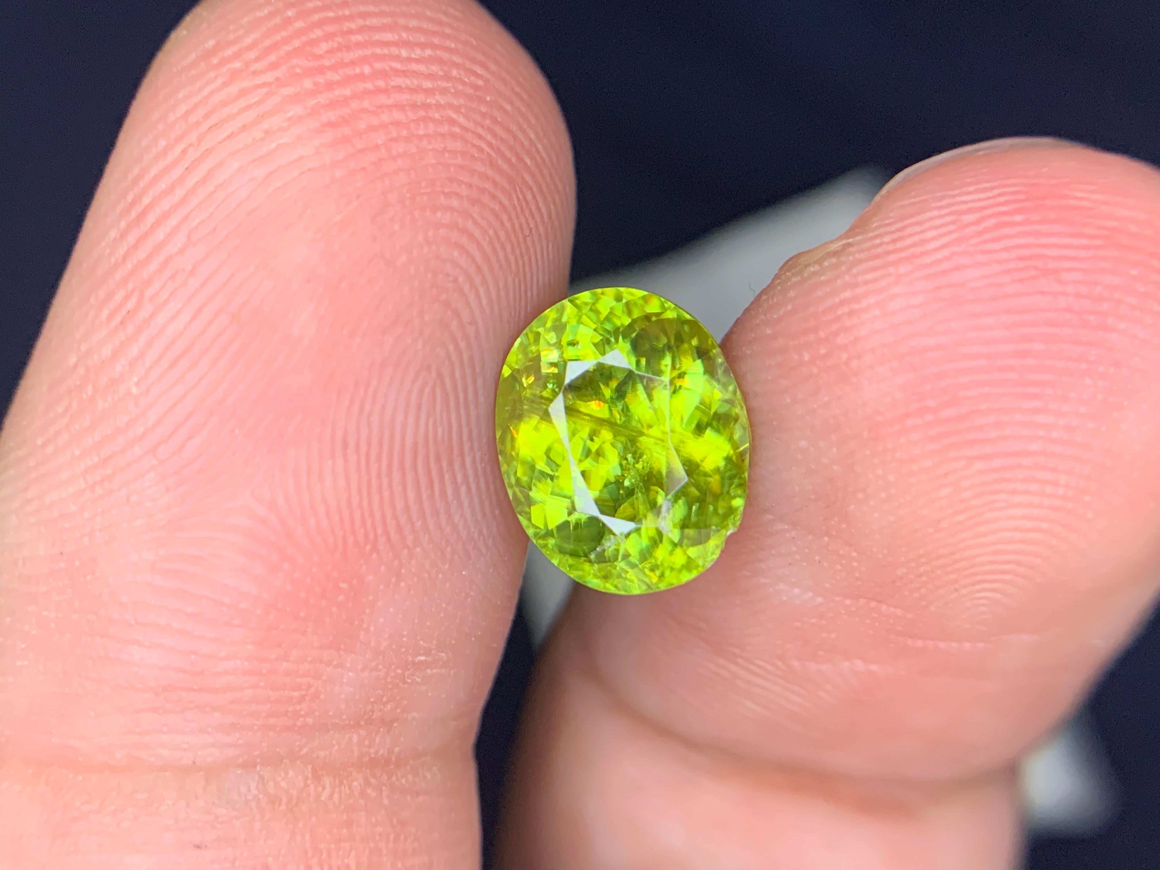 3.40 Carats Loose Titanite (Sphene) Natural Gemstone im Angebot 6