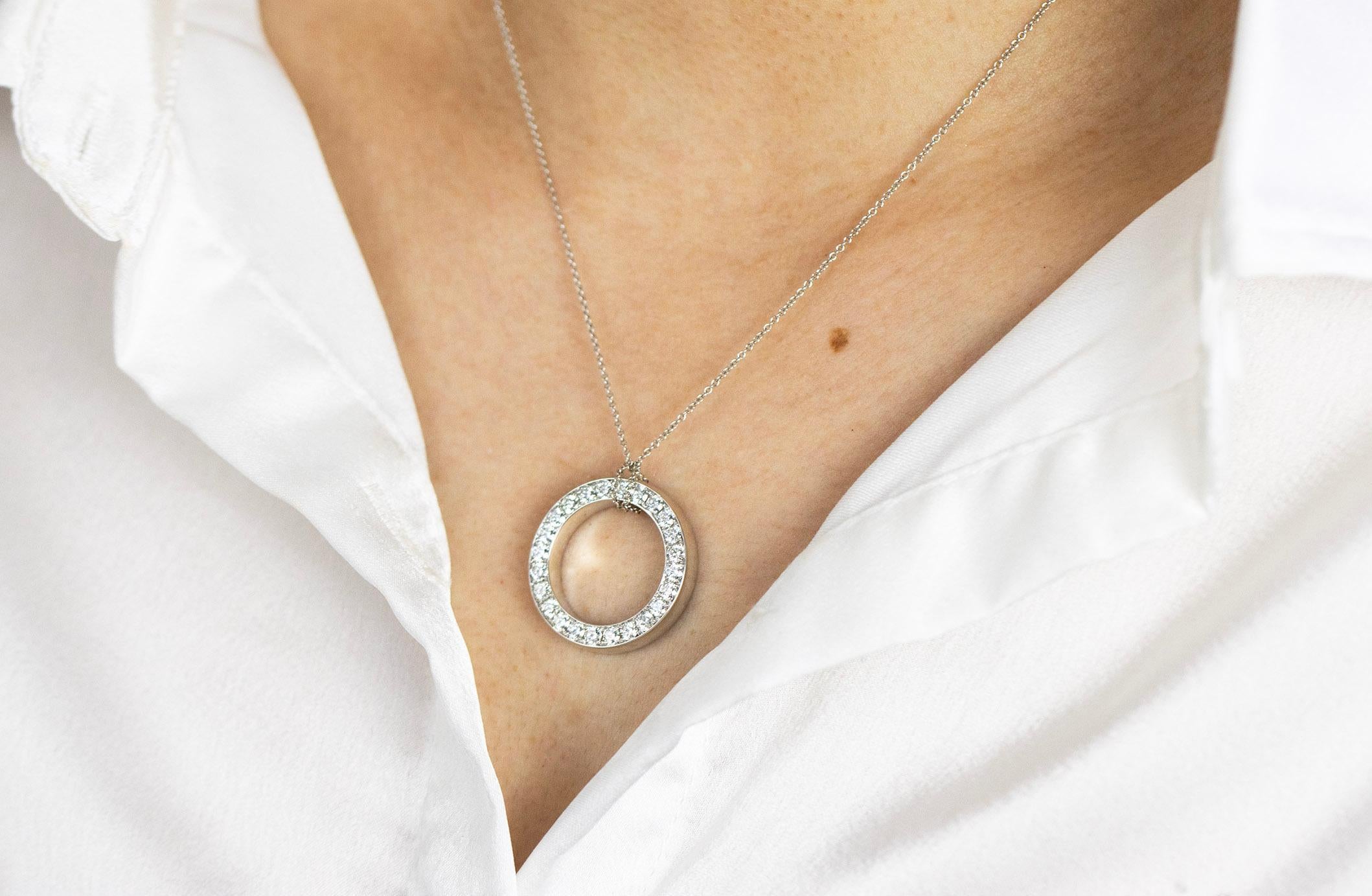 Roman Malakov Diamonds Collana con zaffiro e diamante reversibile da 3,40 carati totali in vendita 1