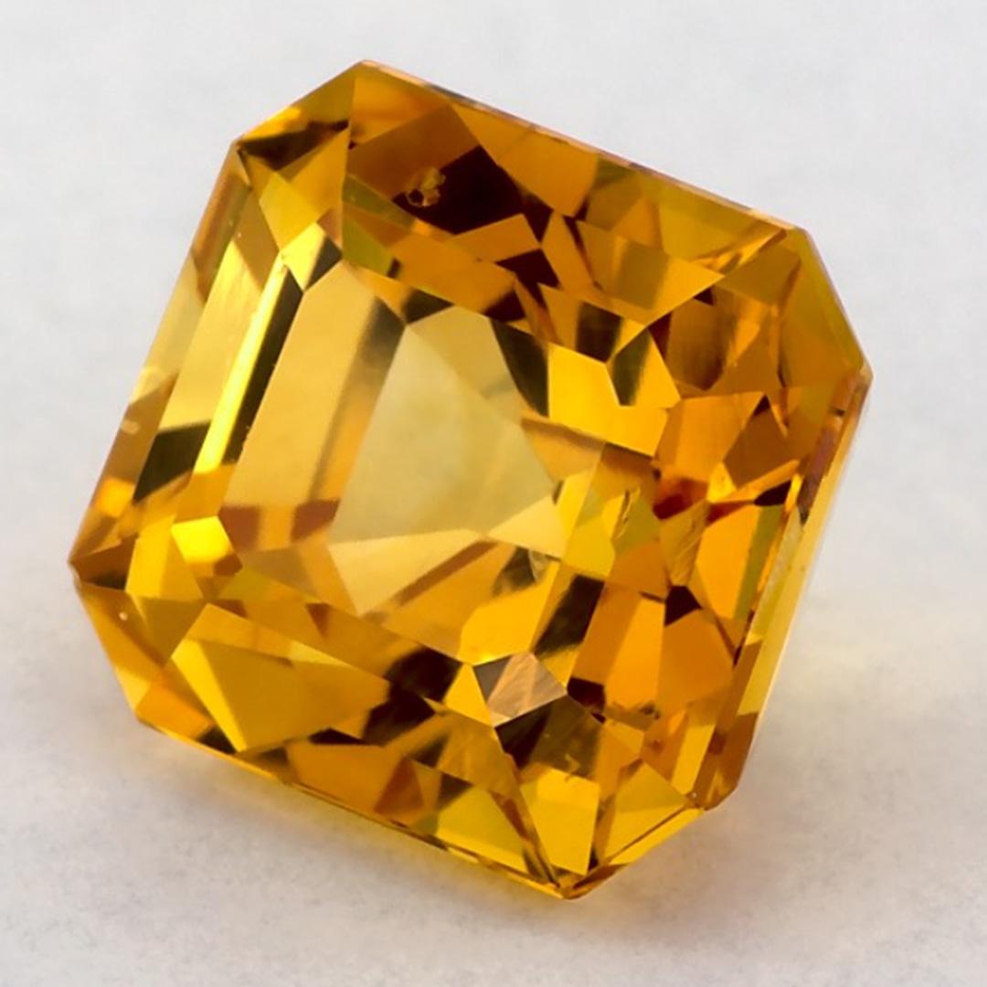 Ce saphir jaune naturel offre élégance et sophistication. Avec sa riche saturation de couleurs et sa coupe précise, il constitue la pièce maîtresse parfaite pour une bague de fiançailles ou une conception de bijoux de luxe.

Ce saphir provient du