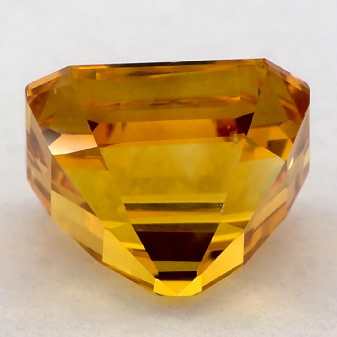 3.40 Ct Yellow Sapphire Octagon Loose Gemstone (pierre précieuse en vrac) Neuf - En vente à Fort Lee, NJ