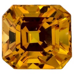 3.40 Ct Yellow Sapphire Octagon Loose Gemstone