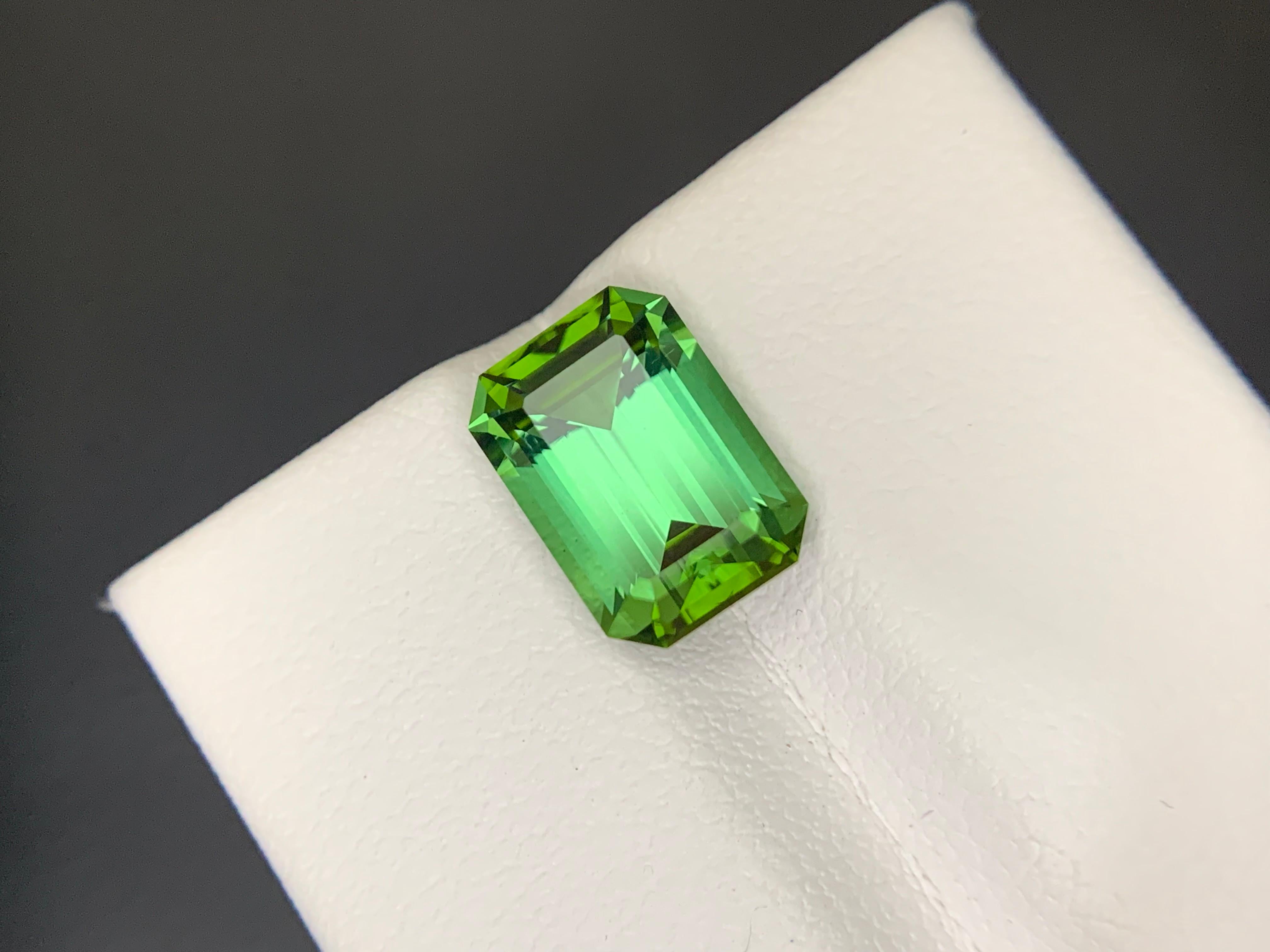 3,40 Karat Natürlicher bläulich grüner Turmalin Loser Edelstein im Zustand „Neu“ im Angebot in Brisbane, AU