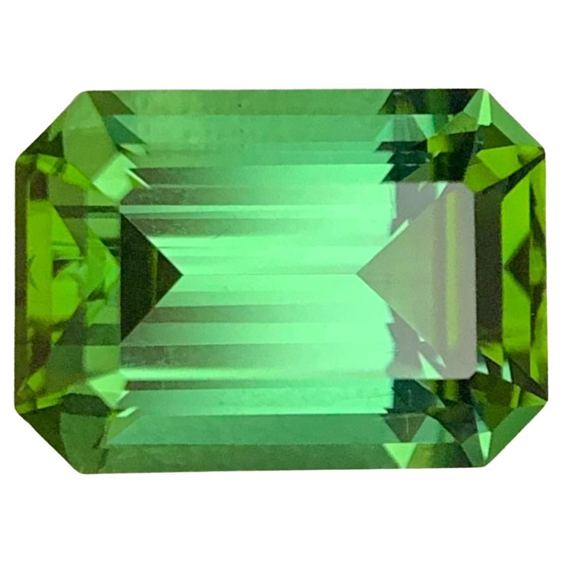3.40 Cts Tourmaline verte bleuâtre naturelle Pierre en vrac