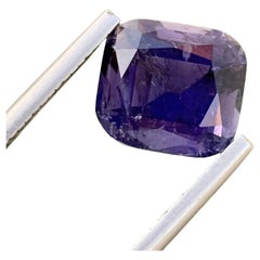 3.40 Natural Loose Iolite Cushion Shape Gem From India Mine 