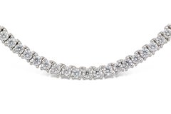 34.00 Carat Diamond Tennis Necklace