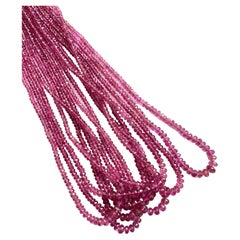 340.46 Carats Pink Tourmaline Beads Top Fine Quality For Jewelry Natural Gem