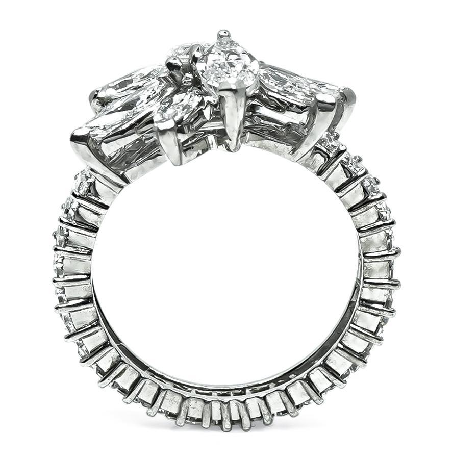 3,40ct Diamantring im Zustand „Gut“ im Angebot in New York, NY
