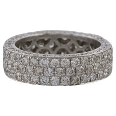 3.41 Carat Pavé Set Diamond Full Eternity Ring Size N