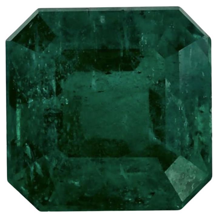 3.41 Karat Smaragd Asscher Lose Edelstein