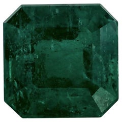 3.41 Karat Smaragd Asscher Lose Edelstein