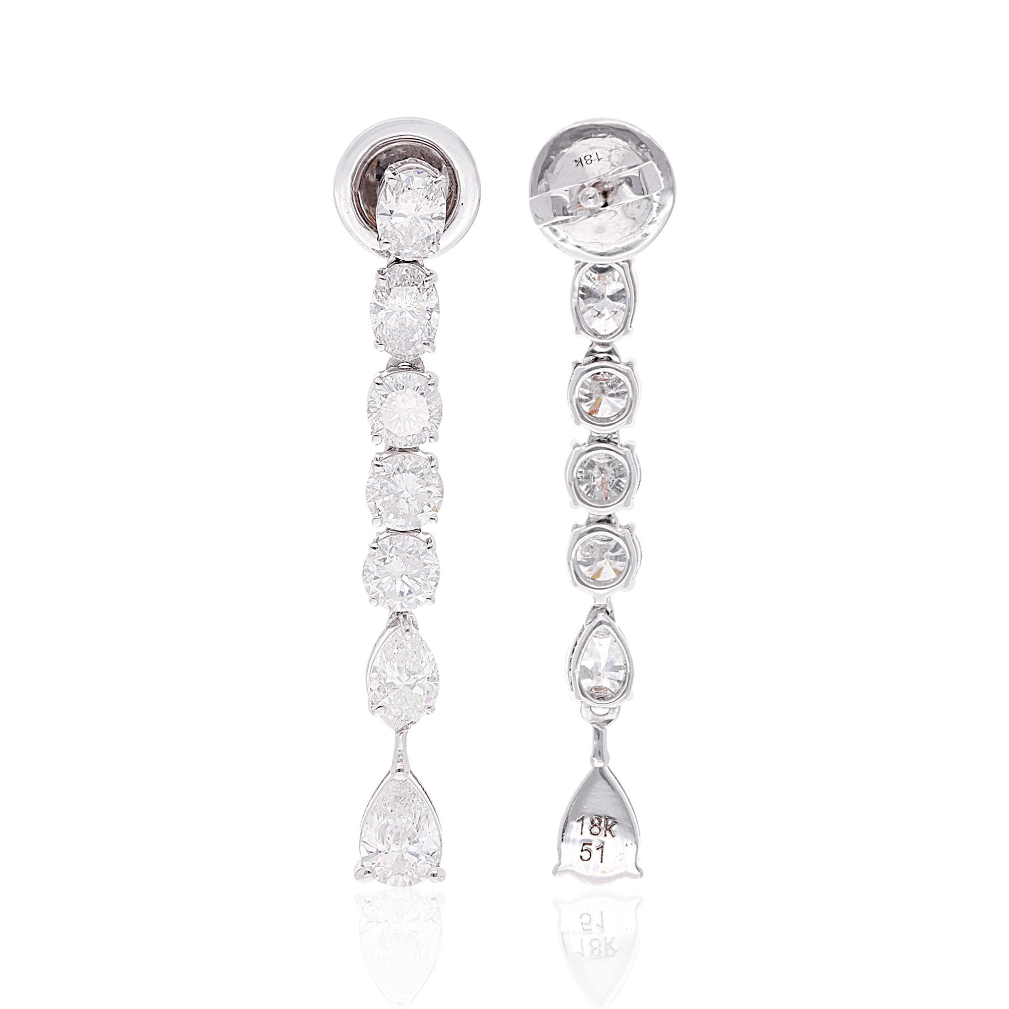 Make yourself trendy and stylish with this 14k White Gold Earrings glittering with Diamond that will add majestic charm and elegance to your look. Exquisitely designed, this Earrings will provide you a classy look.

✧✧Welcome To Our Shop Spectrum