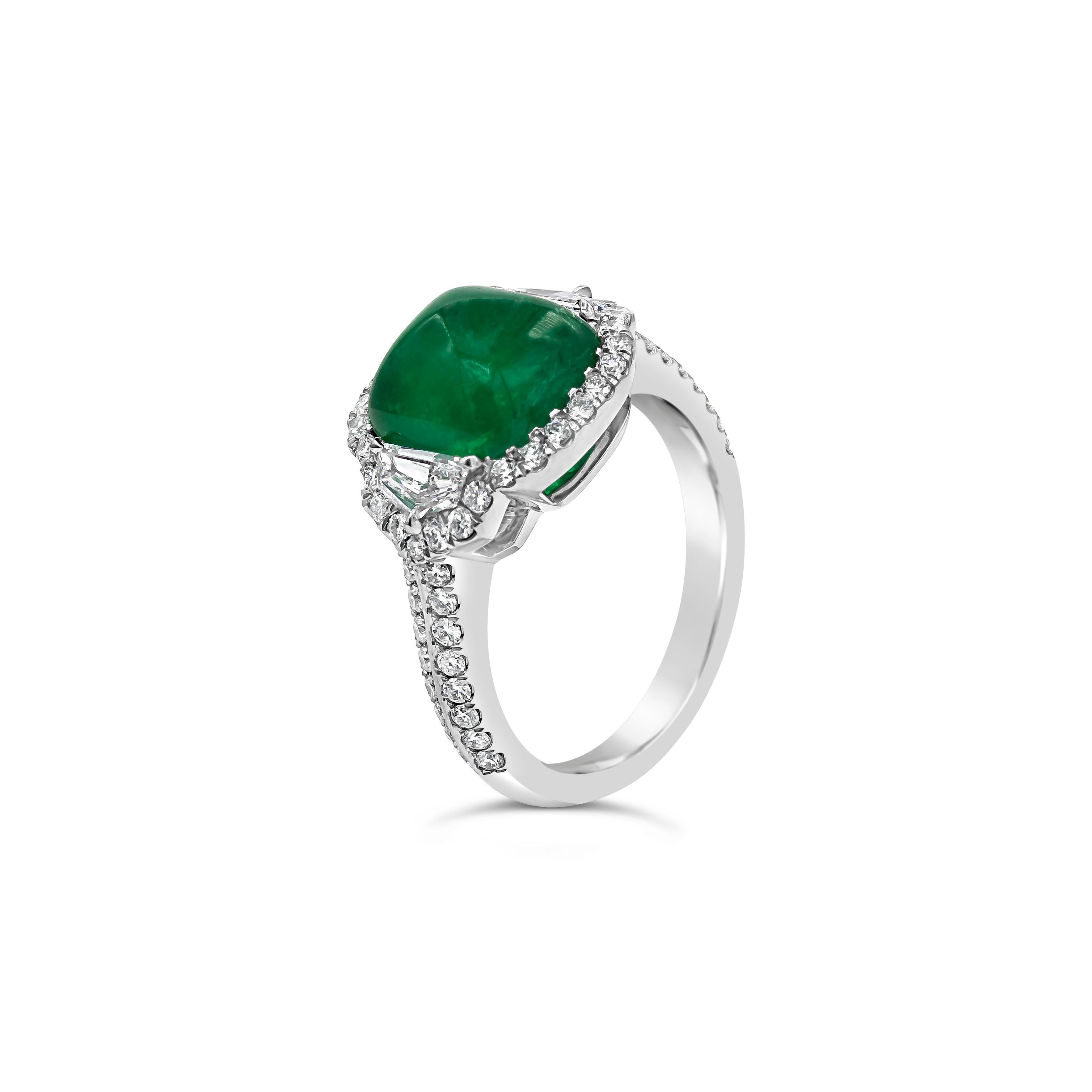 emerald cabochon