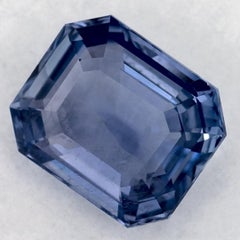 3.42 Ct Blue Sapphire Octagon Cut Loose Gemstone