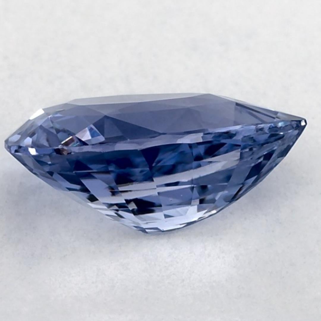 3.42 carati di zaffiro blu a forma di pera sciolto In condizioni Nuovo in vendita a Fort Lee, NJ
