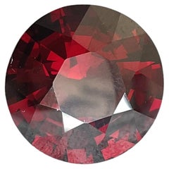 34.26 Carats Rhodolite Garnet Round Cut Stone Natural Gem For Top Fine Jewelry