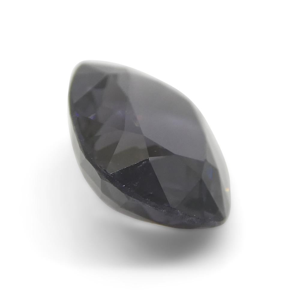 3,42ct Spinello grigio viola rettangolare a cuscino dalla Birmania in vendita 4