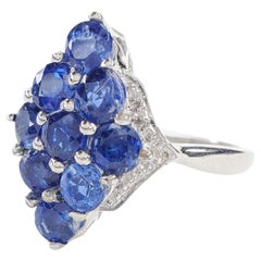 3.42cttw Kyanite Sterling Silver Ring