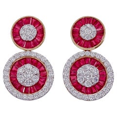 3.43 Carat No Heat Burma Pigeon Blood Ruby in 18 Karat White Gold