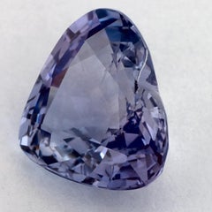 3.43 Ct Blue Sapphire Heart Loose Gemstone