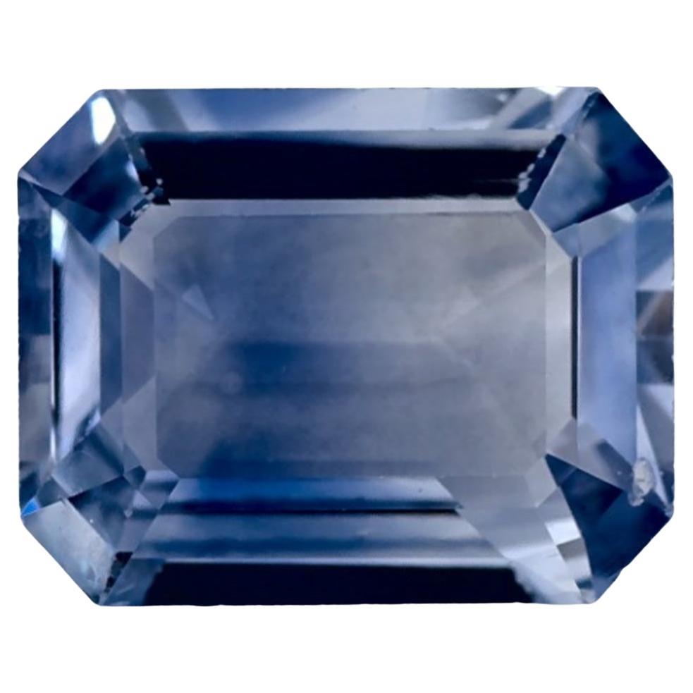 3.43 Ct Blue Sapphire Octagon Cut Loose Gemstone