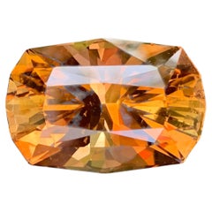 34.45 Carat Natural Loose Peach Golden Topaz Stone Oval Cut Pakistani Gemstone