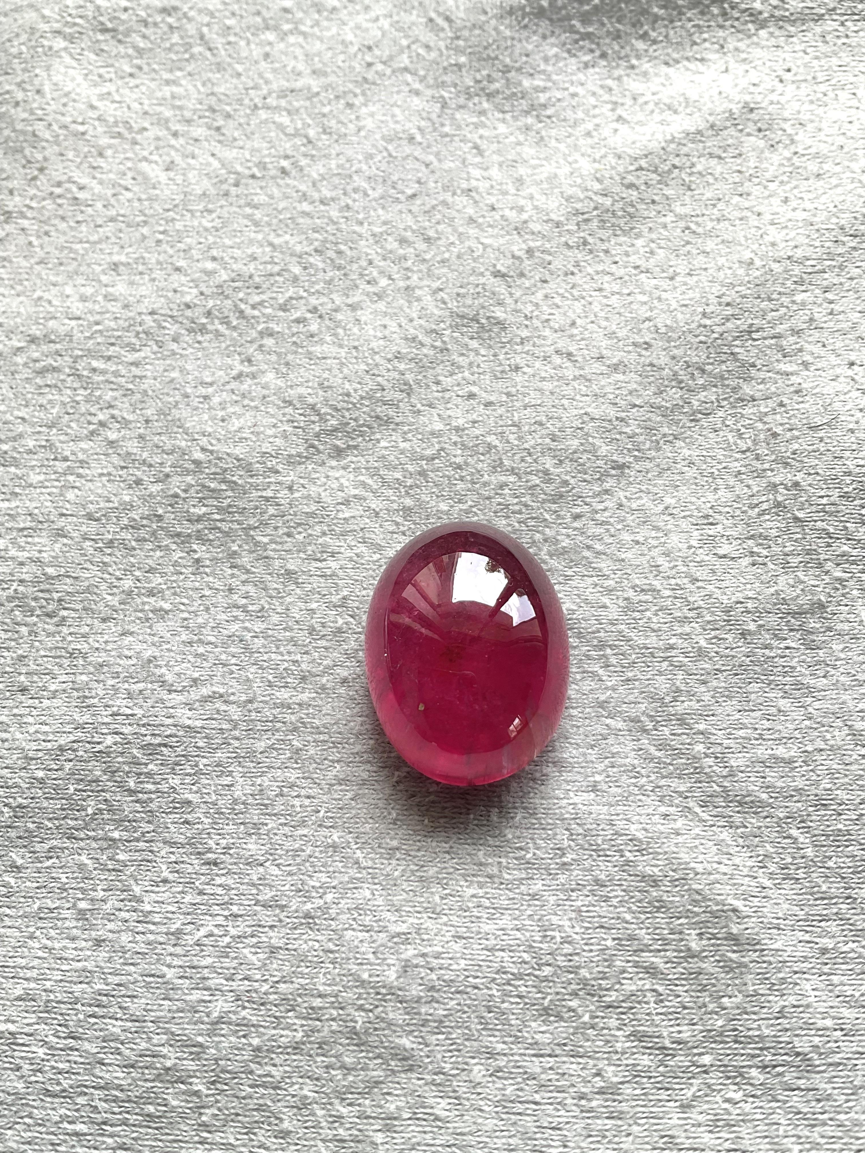 Oval Cut 34.49 Carats Top Quality Rubellite Tourmaline Oval 1 Pieces Natural Gemstone For Sale