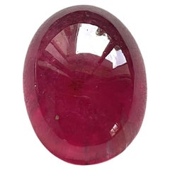 34.49 Carats Top Quality Rubellite Tourmaline Oval 1 Pieces Natural Gemstone