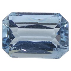 Aigue-marine bleu émeraude de 3,44ct du Brésil