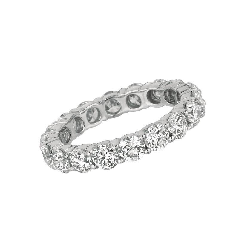
3.45 Carat Natural Diamond Eternity Ring G SI 18K White Gold

    100% Natural Diamonds, Not Enhanced in any way Round Cut Diamond Eternity Band 
    3.45CT
    G-H 
    SI  
    18K White Gold  Prong style   3.30 grams
    4 mm in width 
    Size