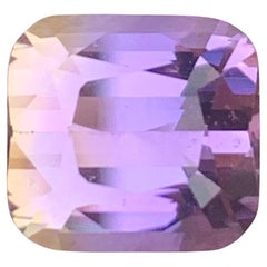 3.45 Carat Natural Loose Ametrine / Bolivianite Cushion Shape Gem