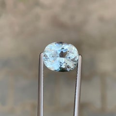 Piedra natural suelta de aguamarina talla cojín de 3,45 quilates