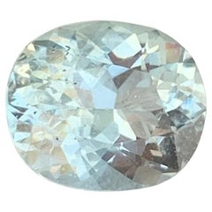 Piedra natural suelta de aguamarina talla cojín de 3,45 quilates
