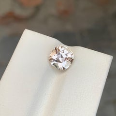 3.45 Carat Natural Loose Golden Topaz Cushion Shape Gemstone