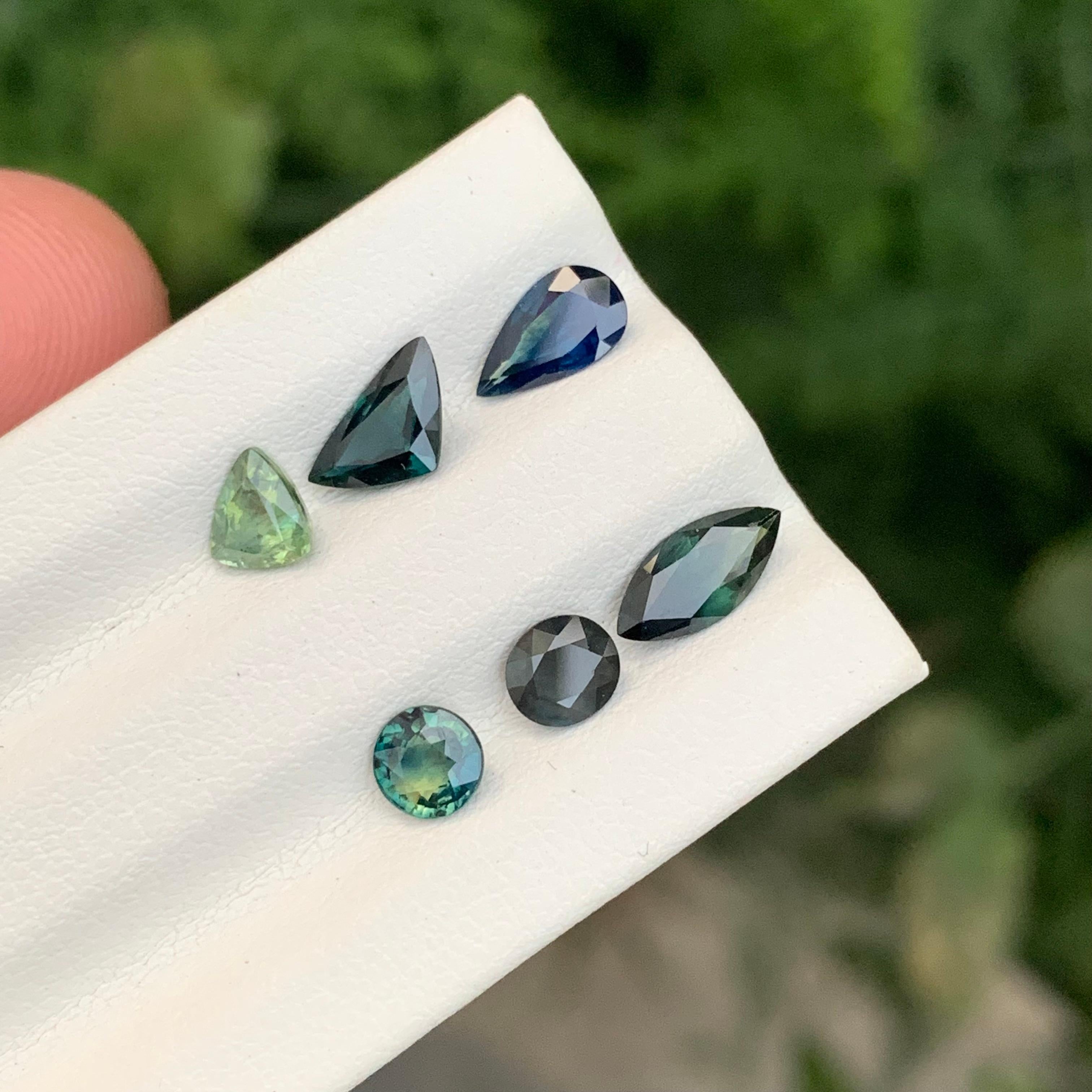 Loose Sapphire Lot 

Weight: 3.45 Carats
Sizes: 0.50 To 0.70 Carats 
Origin: Madagascar 
Treatment: Non
Certificate: On Customer Demand

Sapphire, a gemstone of legendary beauty and enduring allure, captivates with its rich history, stunning color