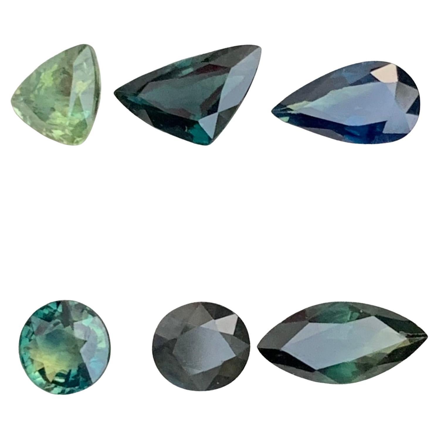 3.45 Carat Natural Loose Sapphires Lot Gemstone For Jewellery Making