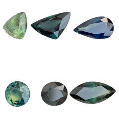 Lote de zafiros sueltos naturales de 3,45 quilates Piedra preciosa para joyería
