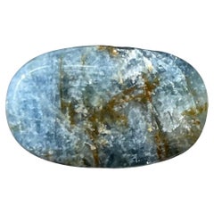 34.5 Carat Oval Cabochon Aquamarine Loose Gemstone