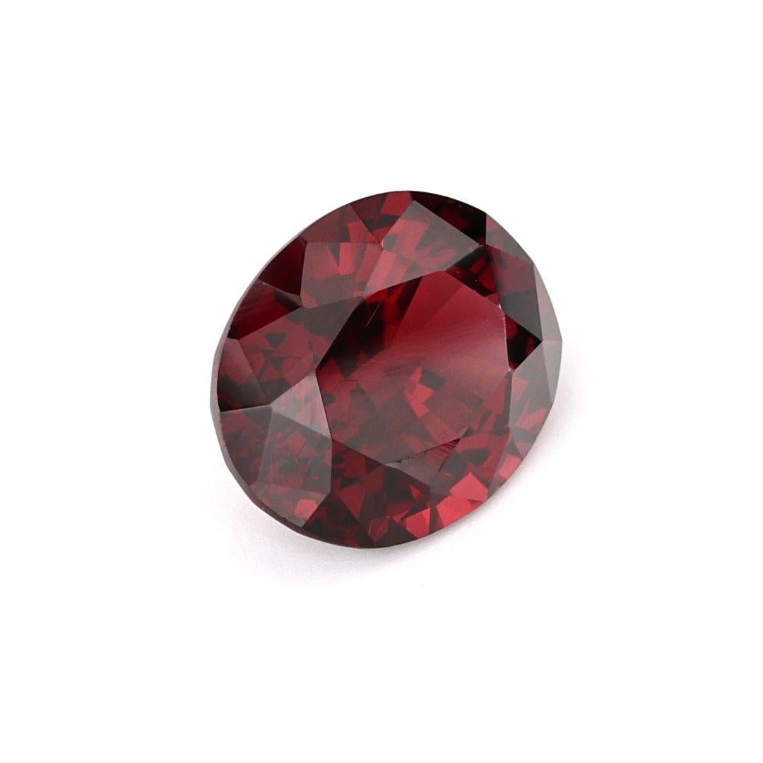 3.45 Carats Ceylon Pigeon Blood Red Garnet 2