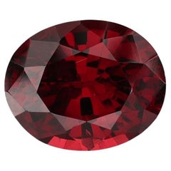 3.45 Carats Ceylon Pigeon Blood Red Garnet