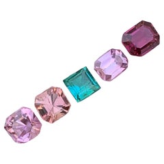 3.45 Carats Natural Loose Multi Color Tourmaline Set Lot For Jewelry Making 