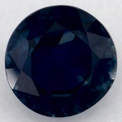 3.45 Ct Blue Sapphire Round Loose Gemstone