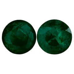 3.45 Ct Emerald Round Loose Gemstone