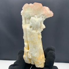345 Gram Exquisite Fluorite On Microcline From Skardu district, Pakistan